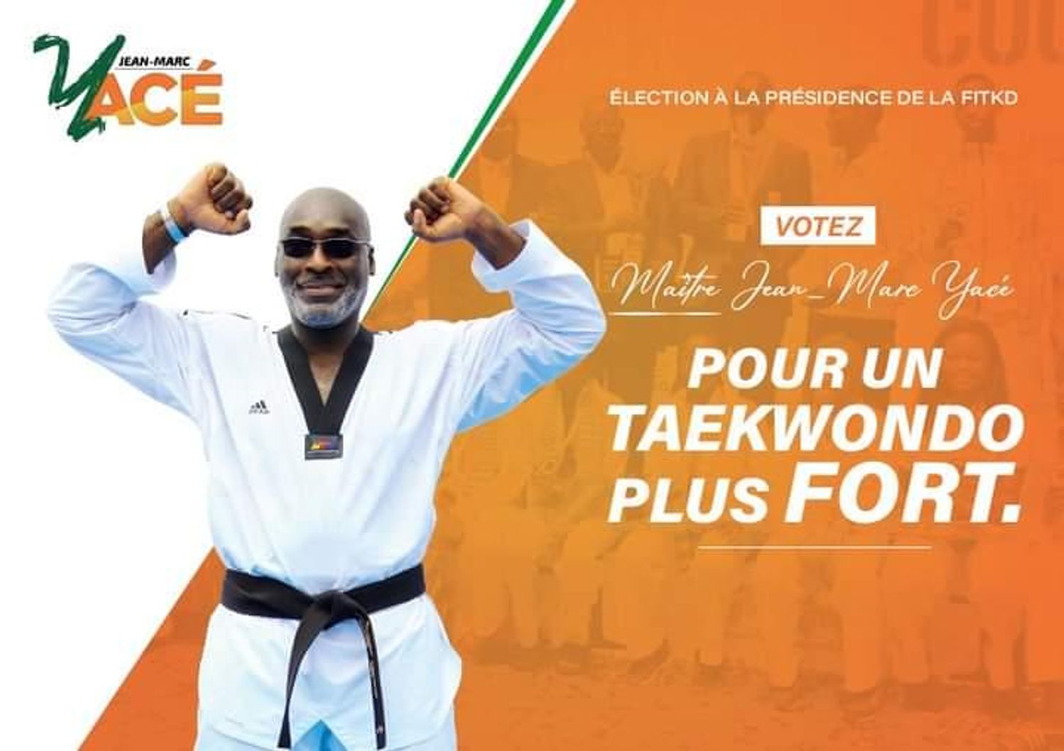 CÔTE D’IVOIRE/TAEKWONDO: Jean-Marc YACE, élu Président de la Fédération Ivoirienne de Taekwondo.